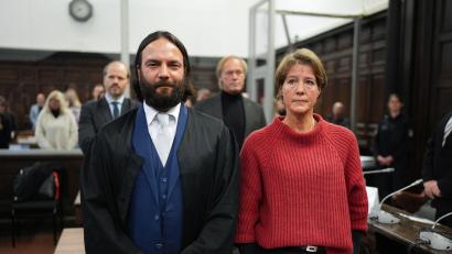 Bild: Marcus Brandt/dpa-Pool/dpa
Christina Block ist eine von sieben Angeklagten im Prozess vor dem Landgericht.