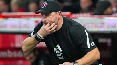 Bild: Soeren Stache/dpa
Steffen Baumgart bleibt Trainer von Union Berlin (Archivbild).