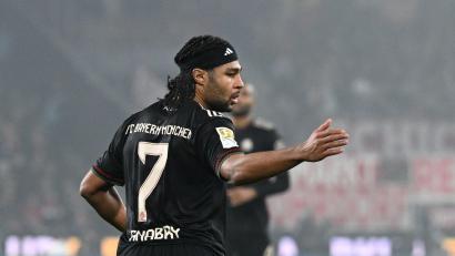 Bild: Federico Gambarini/dpa
Gnabry erzielte ein irres Ausgleichstor zum 1:1 per Aufsetzer