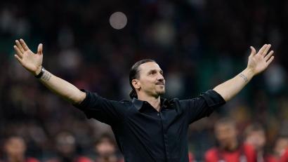 Bild: Antonio Calanni/AP
Zlatan Ibrahimovic spielte einst unter anderem für Ajax Amsterdam - wie jetzt sein Sohn Maximilian. (Archivbild)
