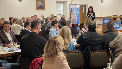 Bild: Klaus Riede
Gut besuchter Neujahrsempfang der CSU Auerbach im Kolpingsaal