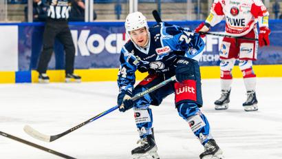 Bild: Elke Englmaier
Paul Vinzens ist der U21-Förderspieler des Monats in der DEL2.
