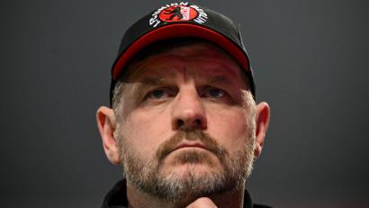 Bild: Soeren Stache/dpa
Vertragsverlängerung vor dem Augsburg-Gastspiel: Union-Trainer Steffen Baumgart. (Archivbild)