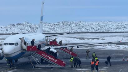 Bild: Julia Wäschenbach/dpa
Bundeswehr-Team kommt abends auf Grönland an