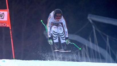 Bild: Giovanni Auletta/AP/dpa
Kira Weidle-Winkelmann zeigte in der Abfahrt von Tarvisio eine starke Vorstellung.