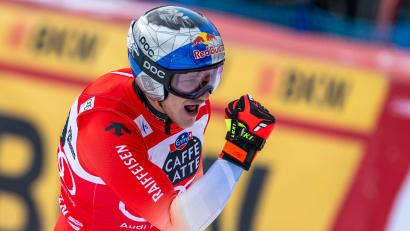 Bild: Peter Schneider/Keystone/dpa
Eine Klasse für sich: Der Schweizer Ski-Star Marco Odermatt.