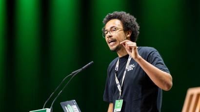 Archivbild: Michael Matthey/dpa
Der Grüne-Jugend-Chef Luis Bobga sorgt mit einer Beschimpfung des Bayerischen Ministerpräsidenten Markus Söder für Rücktrittsforderungen aus der CSU.