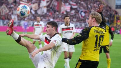 Bild: Bernd Thissen/dpa
Nichts für Ästheten: Der BVB besiegt den FC St. Pauli.