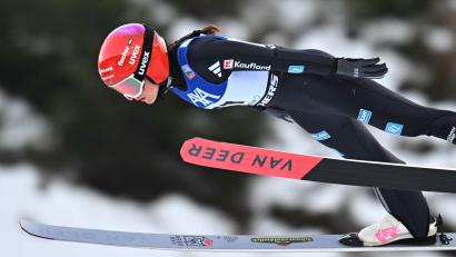 Bild: Hendrik Schmidt/dpa
Nathalie Armbruster ist in Oberhof die beste deutsche Kombiniererin.