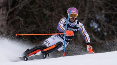Bild: Jean-Christophe Bott/KEYSTONE/dpa
Linus Straßer verpasste im Slalom von Wengen knapp die Top Ten.