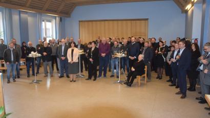 Bild: fz
Bürger aus Politik, Vereinen und Organisationen kamen zum Neujahrsempfang der CSU ins Pfarrheim.