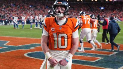 Bild: David Zalubowski/AP/dpa
Bo Nix hat die Broncos zum ersten Playoff-Erfolg seit dem Super-Bowl-Sieg vor zehn Jahren geführt.