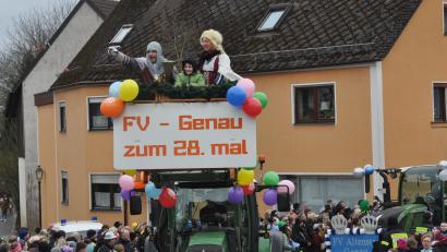 Archivbild: dob
Der Faschingsverein "Altenstadt Genau" läuft am Samstag, 14. Februar, zur närrischen Hochform auf und wird bestimmt mit so vielen Zuschauern wie im vergangenen Jahr beschenkt. Heuer findet der Umzug zum 29. Mal statt.