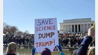 Bild: Thomas Müller/dpa
Am 20. Januar ist US-Präsident Trump ein Jahr im Amt. (Archivfoto)