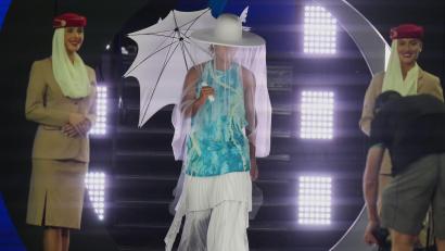 Bild: Asanka Brendon Ratnayake/AP/dpa
Liebt den großen Auftritt: Naomi Osaka