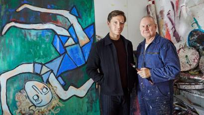 Bild: Andrea Kueppers/SWR Presse/Bildkommunikation/dpa
Unfallopfer und Unfallfahrer entwickeln eine besondere Freundschaft - Alfred (Joachim Król, rechts) und Denis (Jonas Nay).