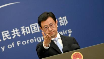 Bild: Johannes Neudecker/dpa
Chinas Außenamtssprecher kritisierte Pläne der EU im Bereich Cybersicherheit.