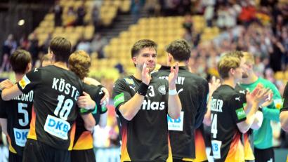 Bild: Sina Schuldt/dpa
Auf die deutschen Handballer warten in der EM-Hauptrunde schwere Aufgaben.