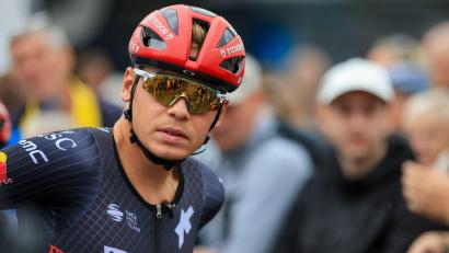 Bild: Jan Woitas/dpa
Marius Mayrhofer stürzte schwer bei der Tour Down Under. (Archivbild)