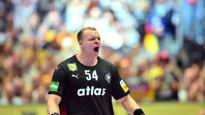 Bild: Sina Schuldt/dpa
Justus Fischer zeigte gegen Spanien eine herausragende Leistung.