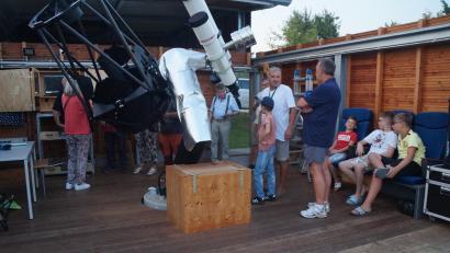 Archivbild: wel
Bei allen Aktionen in der Anlage der Sternwarte steht das große Teleskop im Mittelpunkt.