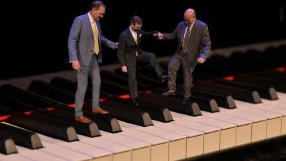 Bild: Frank Roberscheuten
Am 6. März schlagen die "Three Wise Men" eine elegante Brücke zwischen europäischer Musikgeschichte und klassischem Jazz.