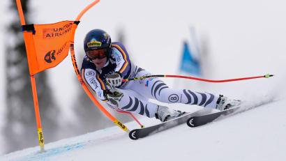 Bild: Robert F. Bukaty/AP/dpa
Der einzige deutsche Speed-Fahrer bei Olympia: Simon Jocher. (Archivbild)