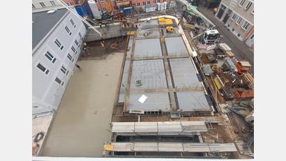 Bild: exb
Das Neubauprojekt „herzog1“ befindet sich direkt am Rand der Weidener Altstadt.