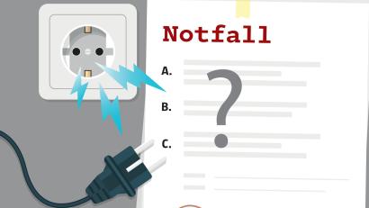 Bild: Grafik: Laura Fröhler/Oberpfalz-Medien
Wie kann man sich auf einen Blackout vorbereiten? Dazu hat der Katastrophenschutz im Raum Amberg-Sulzbach eine Info- und Checkliste erarbeitet, die online abrufbar ist.