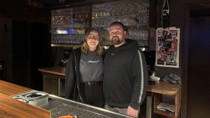 Bild: mcl
Lea Wenzel und Sebastian Pfab.