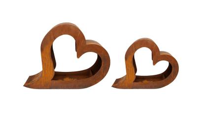 Bild: www.onetz-shop.de
Edelrost Herz 2er-Set