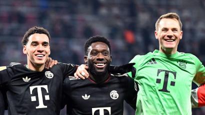 Bild: David Hammersen/dpa
Musiala (l) und Davies (r) wollen demnächst wieder als Startelf-Spieler jubeln. (Archivbild)