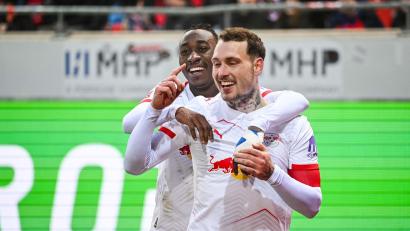 Bild: Harry Langer/dpa
David Raum entschied die Partie mit dem 3:0.