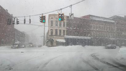 Bild: Cara Anna/AP/dpa
Es werden massive Schneefälle in den USA erwartet.