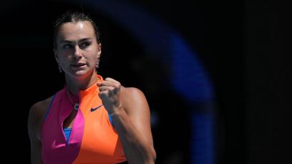 Bild: Dita Alangkara/AP/dpa
Aryna Sabalenka steht bei den Australian Open im Viertelfinale.