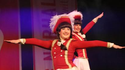 Bild: Michael Meier
Anmutig und grazil: Die Tänzerinnen der Eulengarde der Narrhalla.