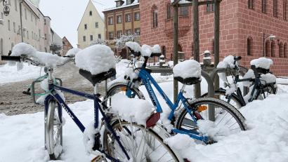 Bild: Petra Hartl
Am Montag herrschte kein Fahrradwetter in Sulzbach-Rosenberg.