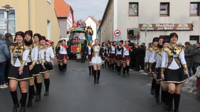 Archivbild: kro
Beim Faschingszug am 8. Februar ist auch wieder die Mähringer Prinzengarde dabei.