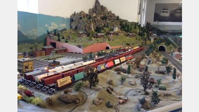 Archivbild: Horst Scheiner/exb
Dieser Nachbau eines Güterbahnhofs war eines der vielen Exponate im Eisenbahnmuseum Weiden.