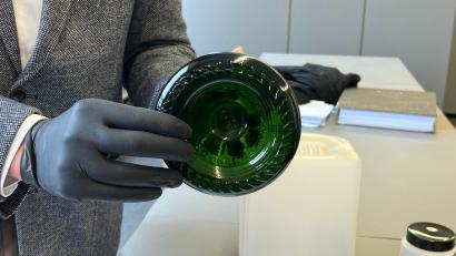 Bild: juh
Am Dienstag steht im Champagner-Prozess in Weiden die Flasche, die mit MDMA gefüllt war, im Mittelpunkt.