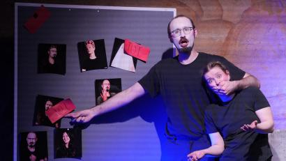 Bild: Marlene Lehmann / OVIGO Theater
Eindrücke der Vorstellung, Teamfoto und Foto von Florian Wein zur Förderübergabe