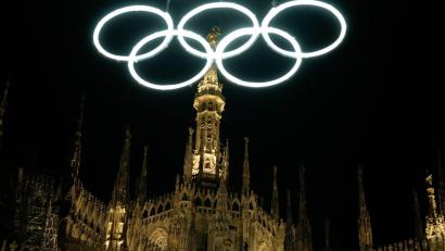 Bild: Luca Bruno/AP/dpa
Vor den Olympischen Spielen gibt es Aufregung um den Auftritt eines Rappers. (Archivbild)