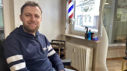 Bild: sbö
Serhan Bekjiri hat einen Barbershop in Nabburg eröffnet.