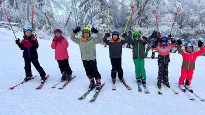 Bild: Silke Forster
Die Schüler hatten sichtlich Spaß bei ihrem Ausflug in den Schnee.