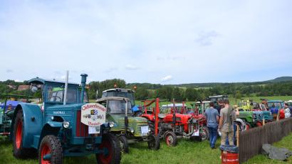 Bild: gi
Die Oldtimerfreunde begrüßten eingangs die Besucher mit dem Oldtimer-Hanomag.