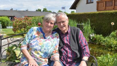 Bild: rgr
Rudolf Haupt feierte am 1. Juni seinen 85. Geburtstag. Der wichtigste Glückwunsch kam von seiner Frau Hildegard.