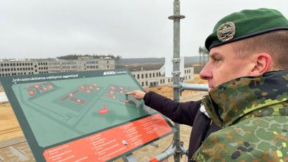 Bild: Alexander Welscher/dpa
General Christoph Huber ist der Brigadekommandeur. (Archivbild)