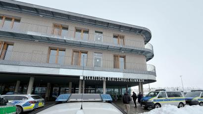 Bild: Gabi Schönberger
An der Realschule in Kemnath fand am Freitag, 30. Januar, eine Amokübung statt.
