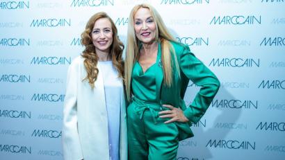 Bild: Carsten Koall/dpa
Elizabeth Jagger und Jerry Hall besuchten die Fashion Week in Berlin.