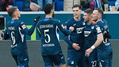 Bild: Uwe Anspach/dpa
Brach den Bann gegen Union: Torjäger Andrej Kramaric (2.v.r.).